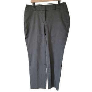 Lane Bryant The Allie Signature Fit Mid Rise Boot Cut Pant - Charcoal Gray Sz 18